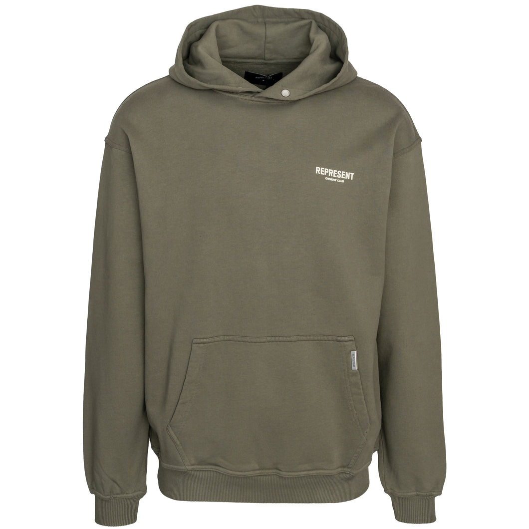 REPRESENT Olive Green Owners Club Hoodie