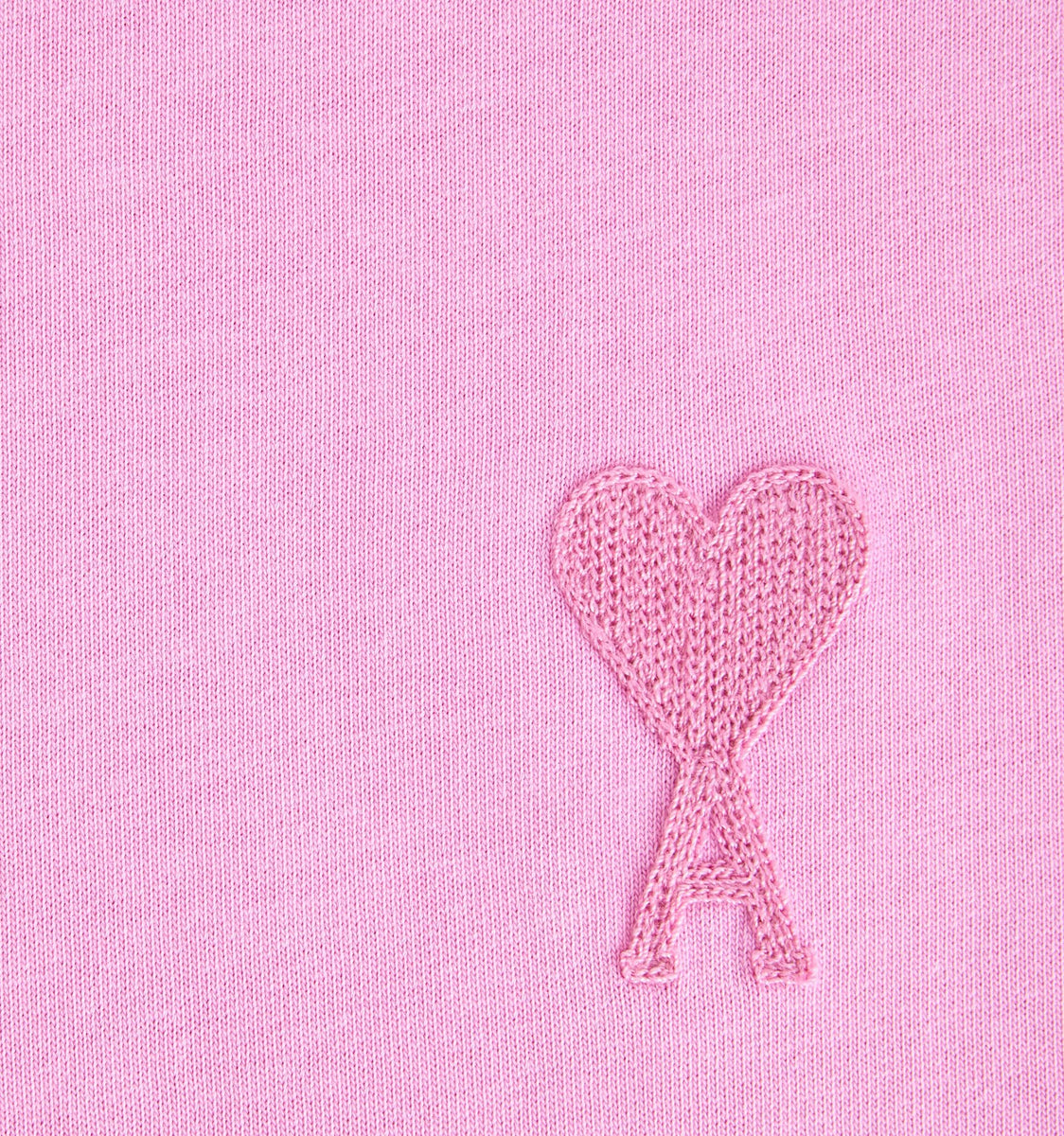 Load image into Gallery viewer, AMI Candy Pink Large Tonal De Coeur Tee
