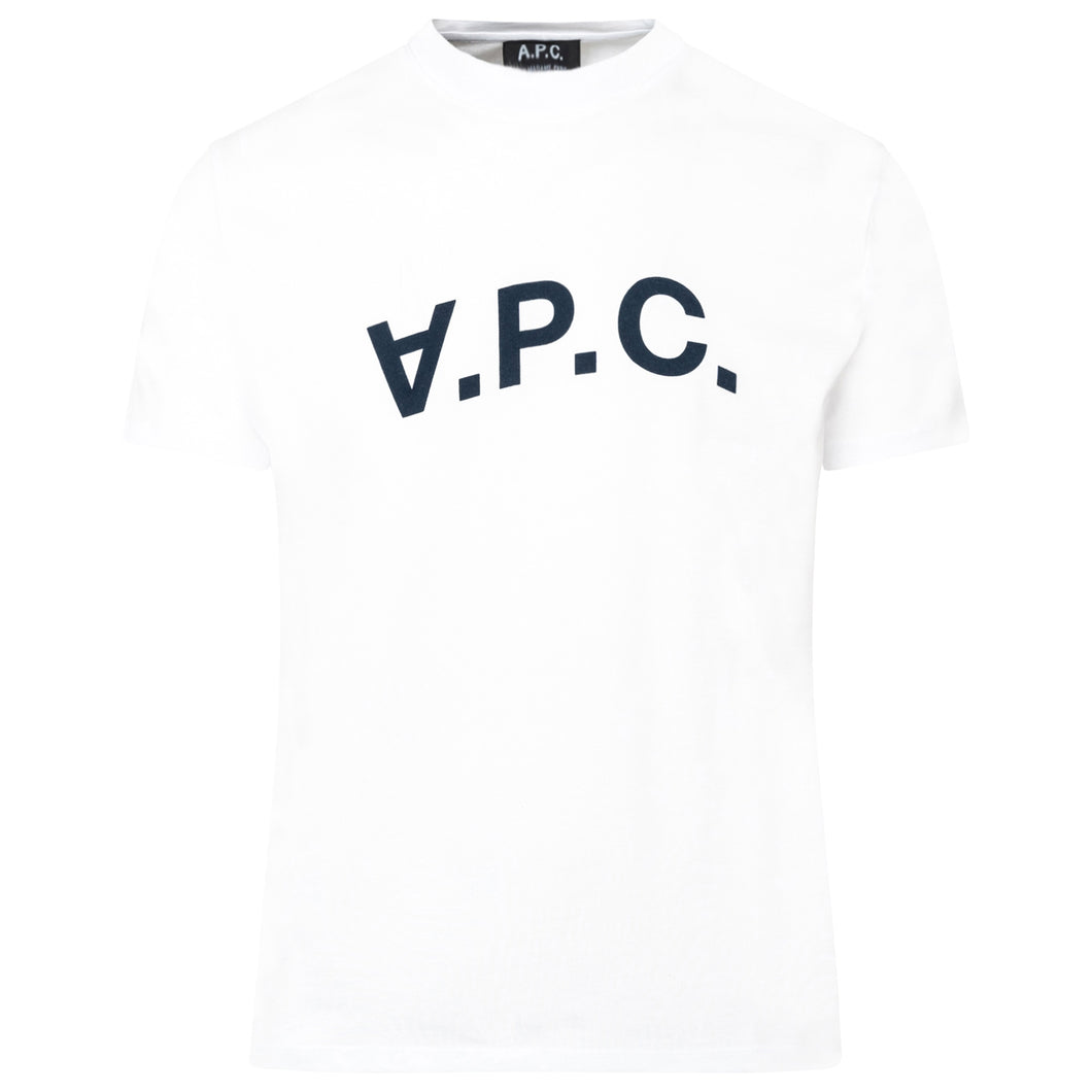 A.P.C. White VPC Logo Tee