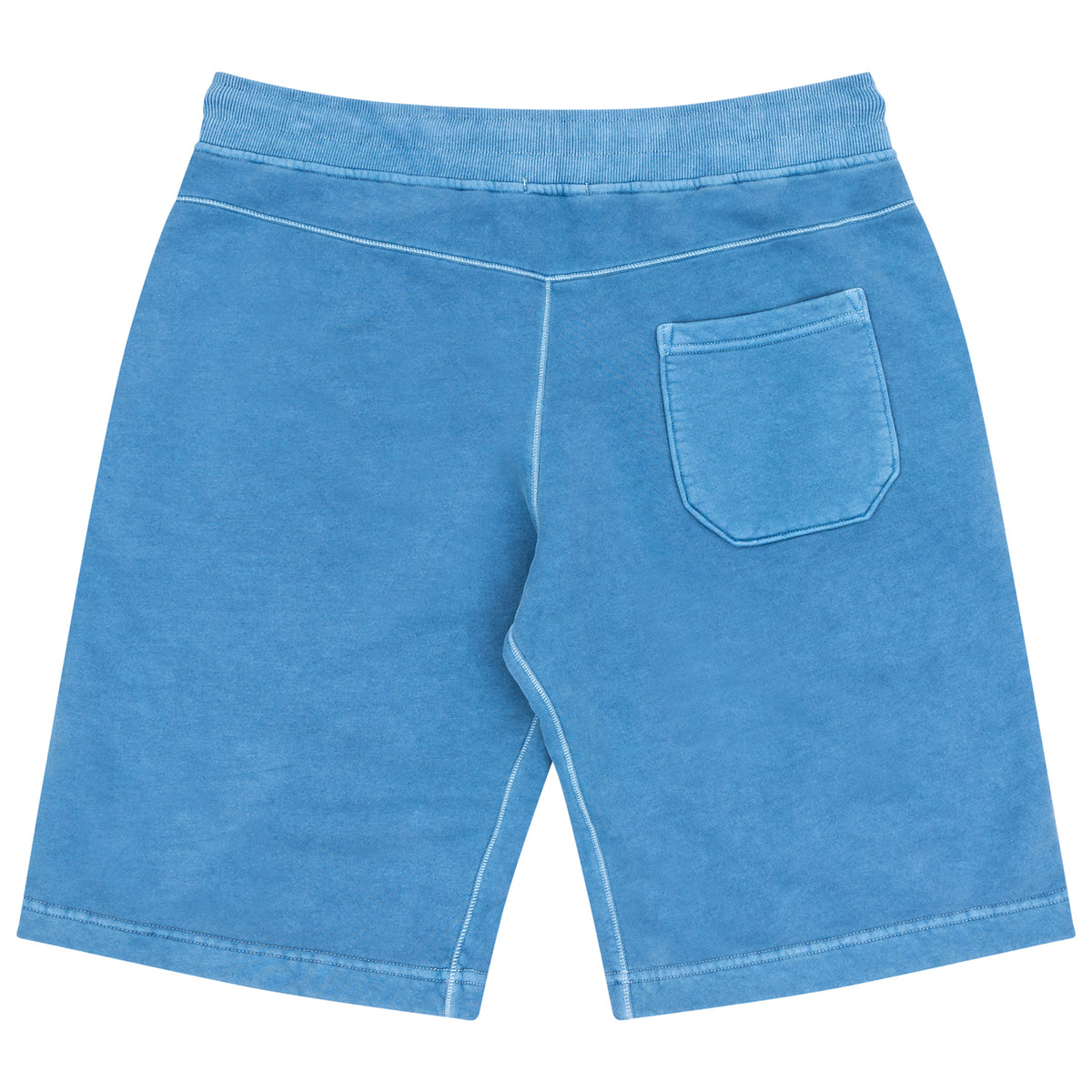 Load image into Gallery viewer, C.P. Company Infinity Blue Emerized Diagonal Fleece Shorts
