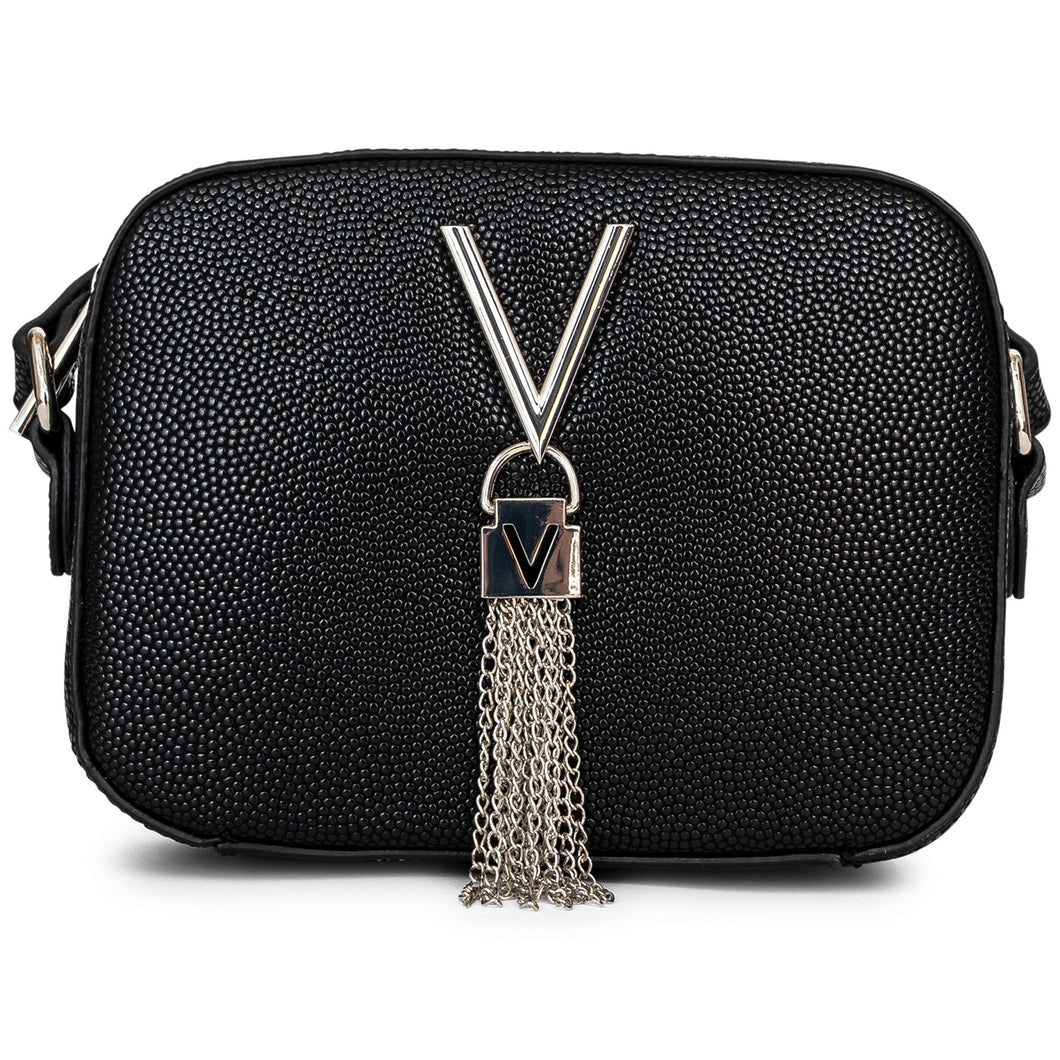 Valentino Bags Black Small Divina Haversack Bag