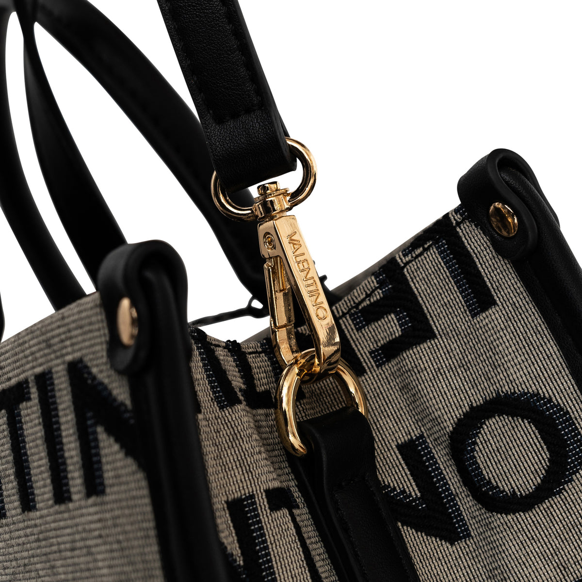 Load image into Gallery viewer, Valentino Bags Black Multi August Tote Bag
