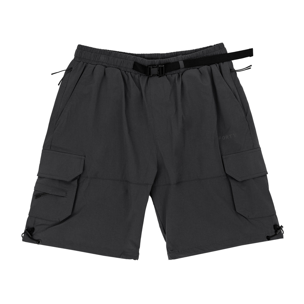 FORTY Shadow Grey Lennox Cargo Shorts