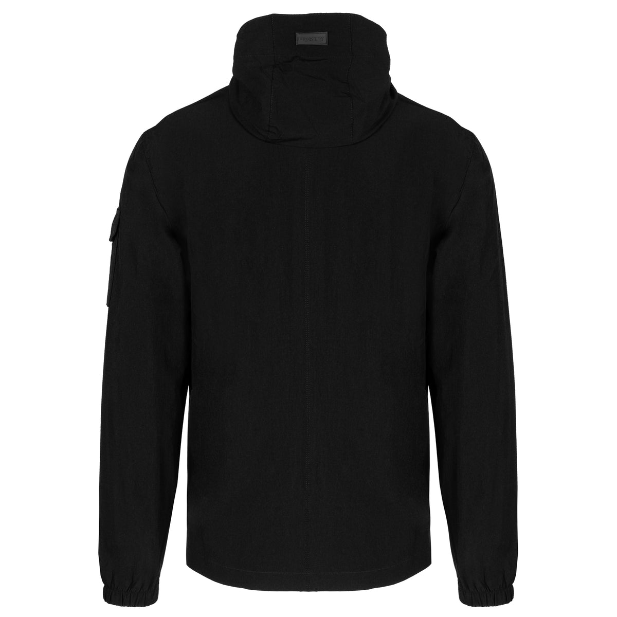 Load image into Gallery viewer, Forty Black Callan Tech Hooded Shirt Jacket
