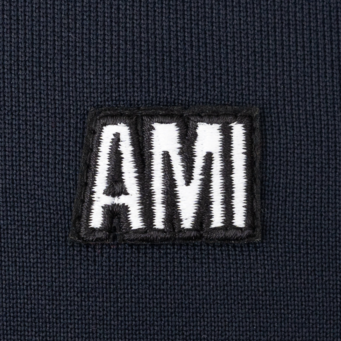 Load image into Gallery viewer, AMI Nautical Blue AMI Logo Half Zip Sweat

