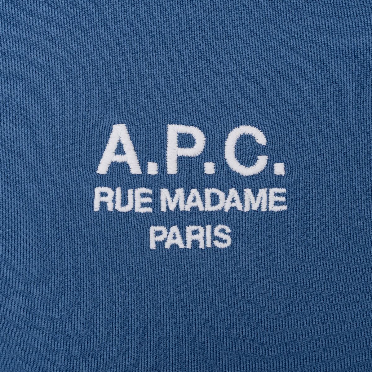 Load image into Gallery viewer, A.P.C Blue Rider Embroidered Logo Sweat
