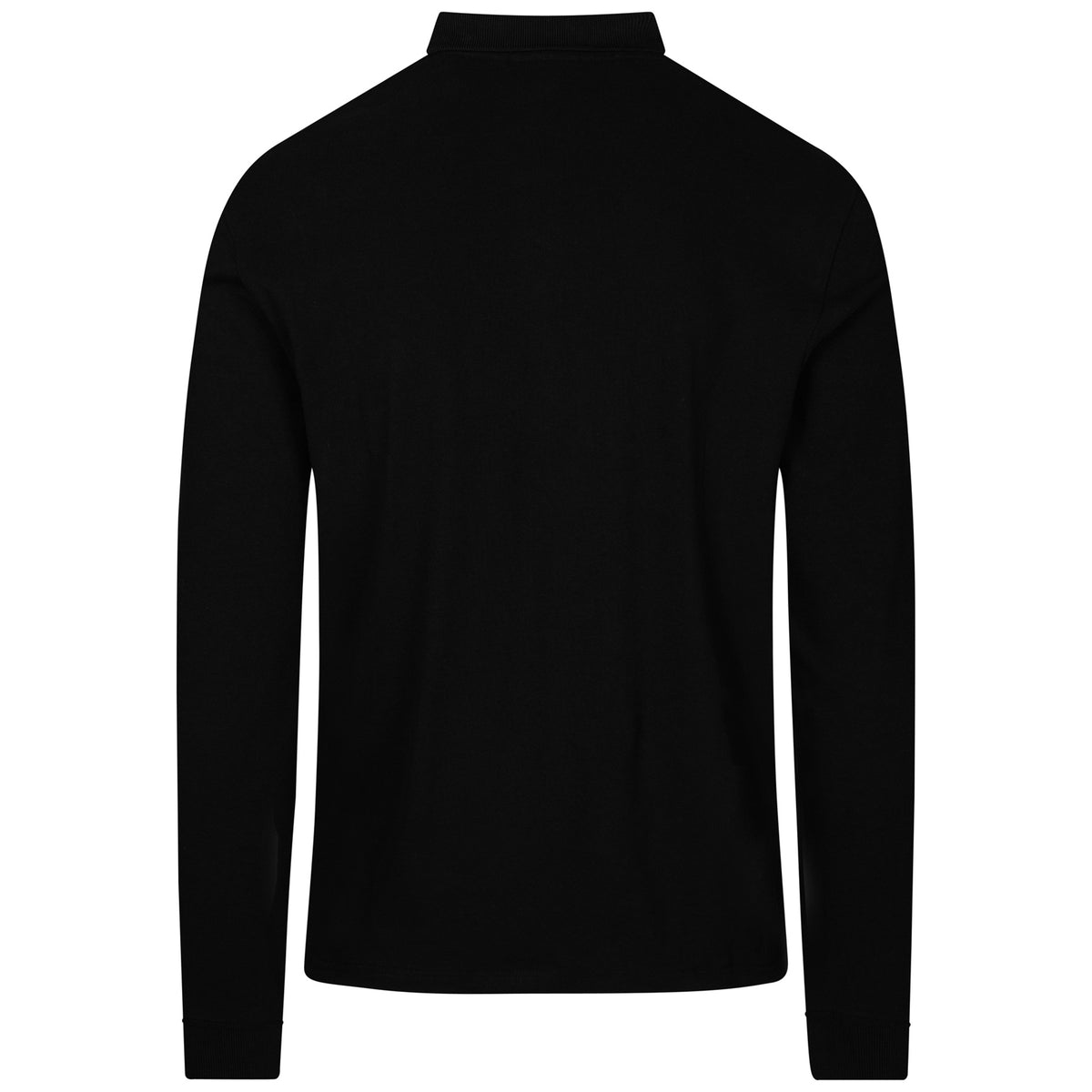 Load image into Gallery viewer, Calvin Klein Black Stretch Pique Long Sleeve Polo
