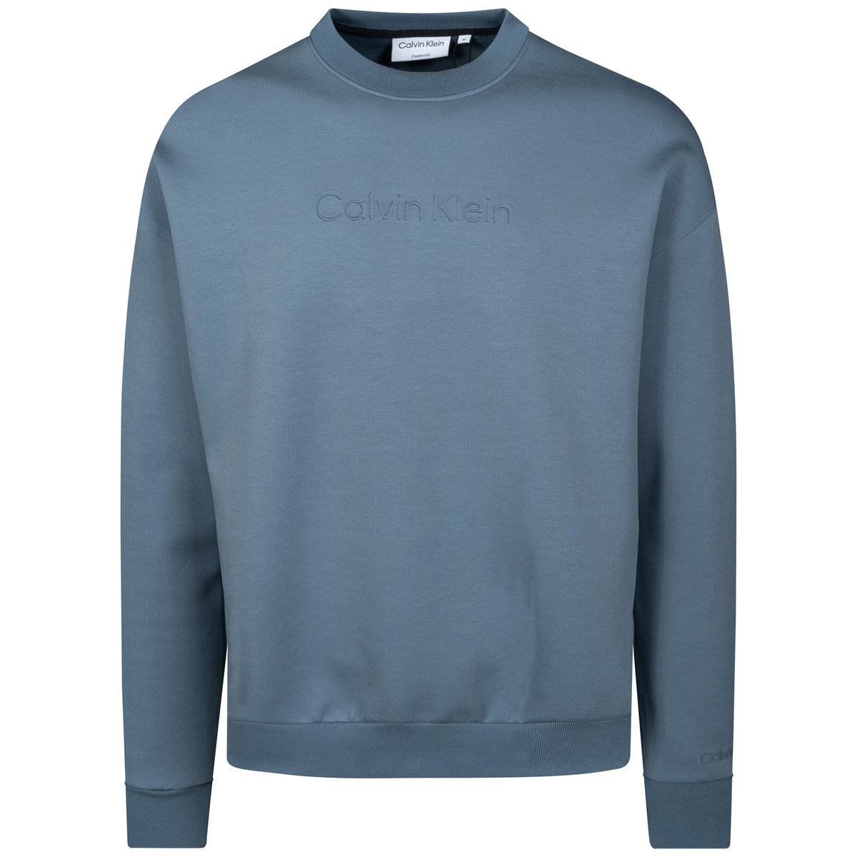 Load image into Gallery viewer, Calvin Klein Grey Tar Comfort Debossed Logo Sweat
