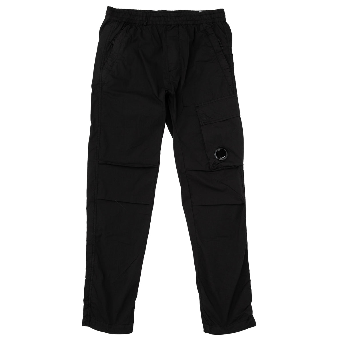 Load image into Gallery viewer, C.P. Company Black 50 Fili Stretch Cargo Pant
