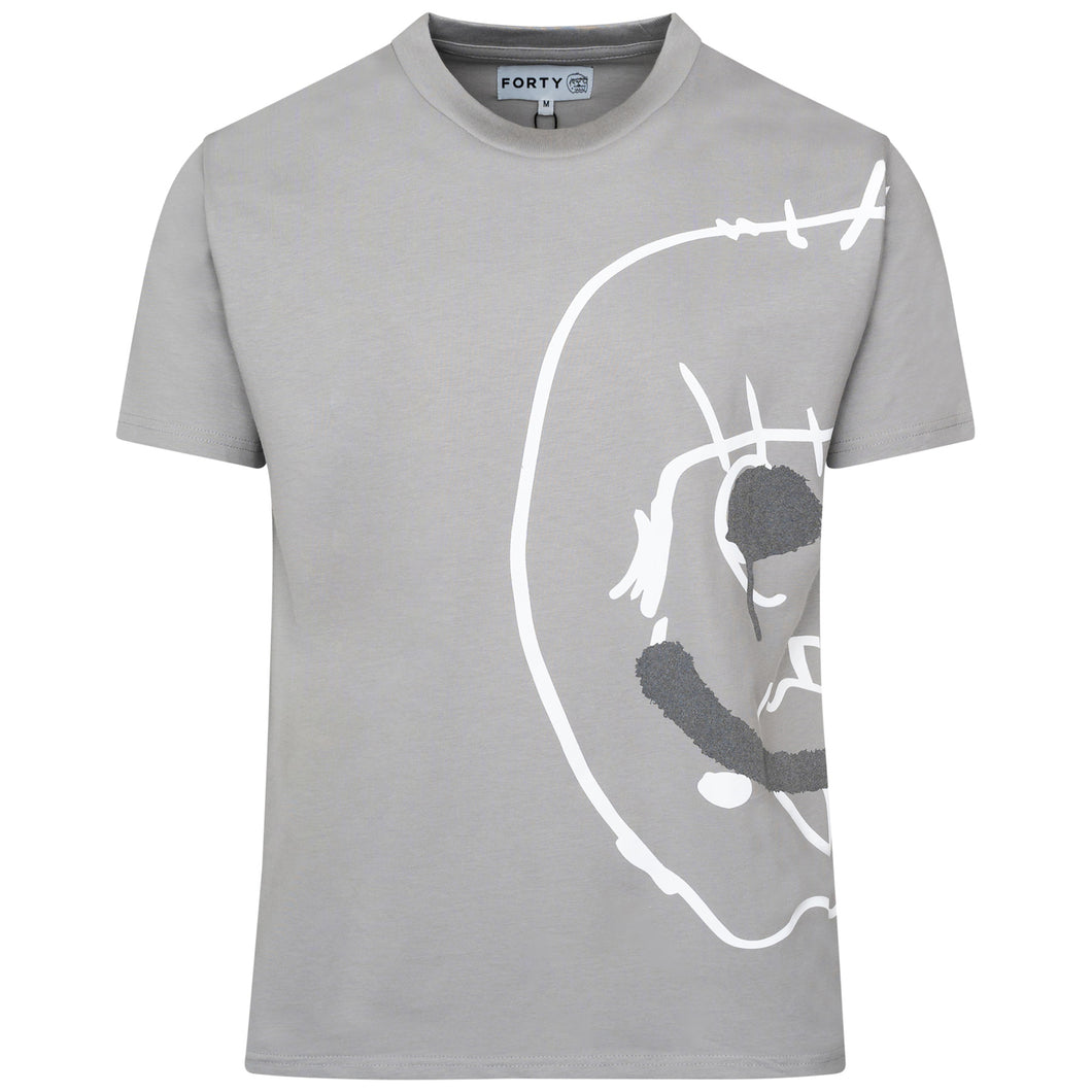 FORTY Grey/White Norwell Reflective Tee