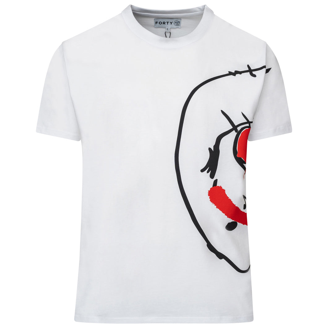 FORTY White/Red Norwell Tee