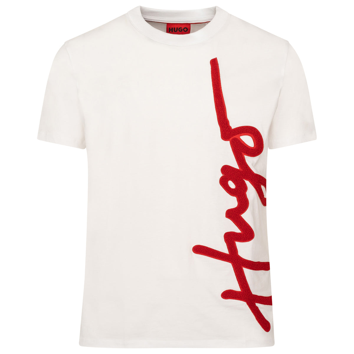 Load image into Gallery viewer, HUGO White Dyton Signature Logo Tee
