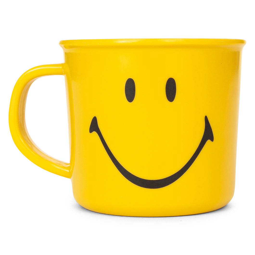 MARKET Yellow 4 Smiley Mug Set