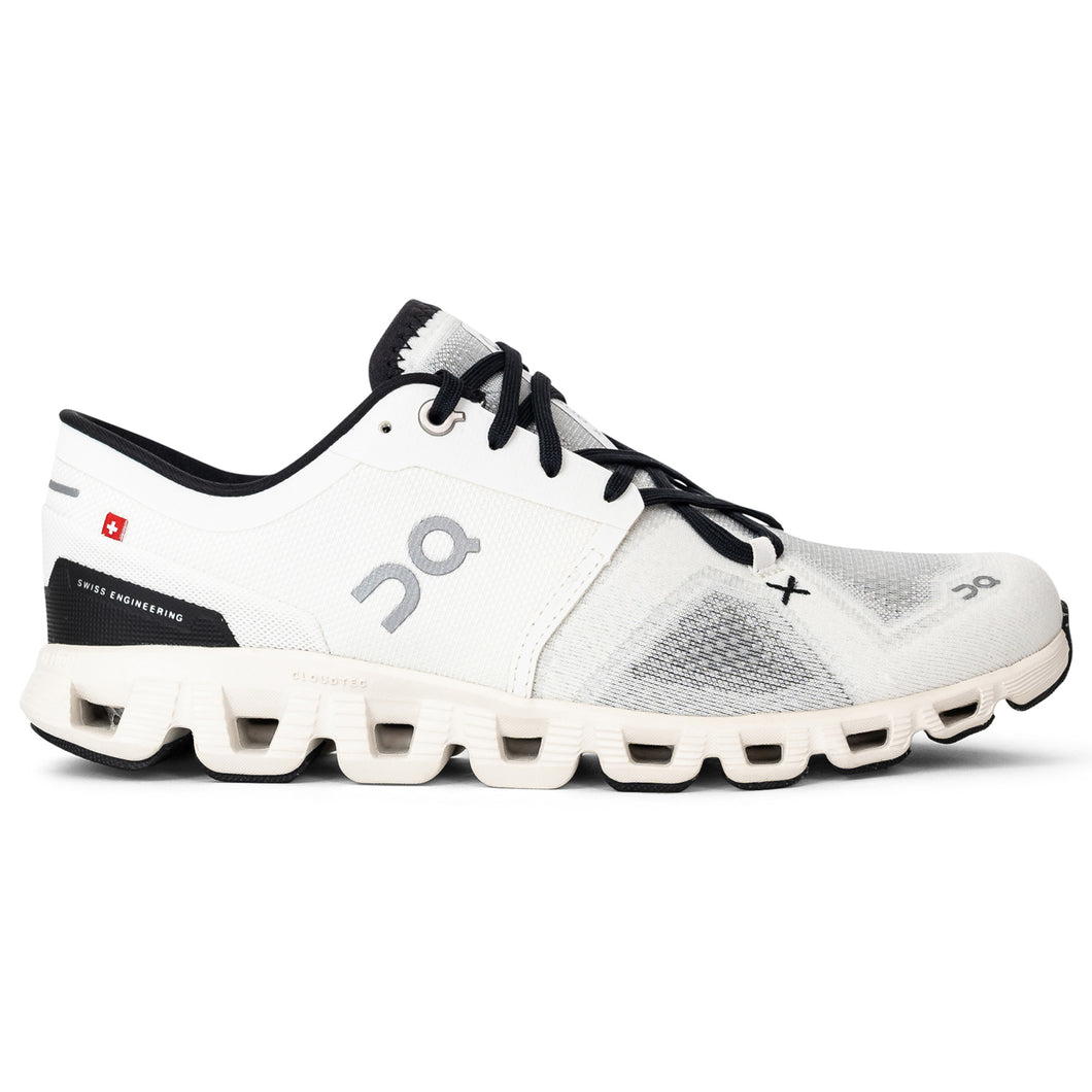 On Running Ivory/Black Cloud X3 Trainer
