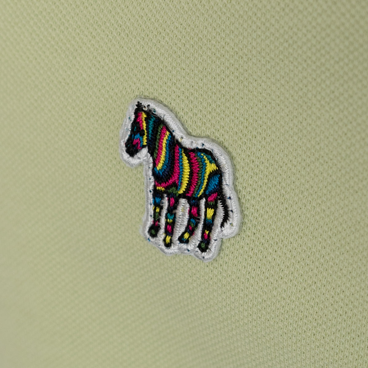 Load image into Gallery viewer, Paul Smith Light Green Regular Fit Zebra Patch Polo

