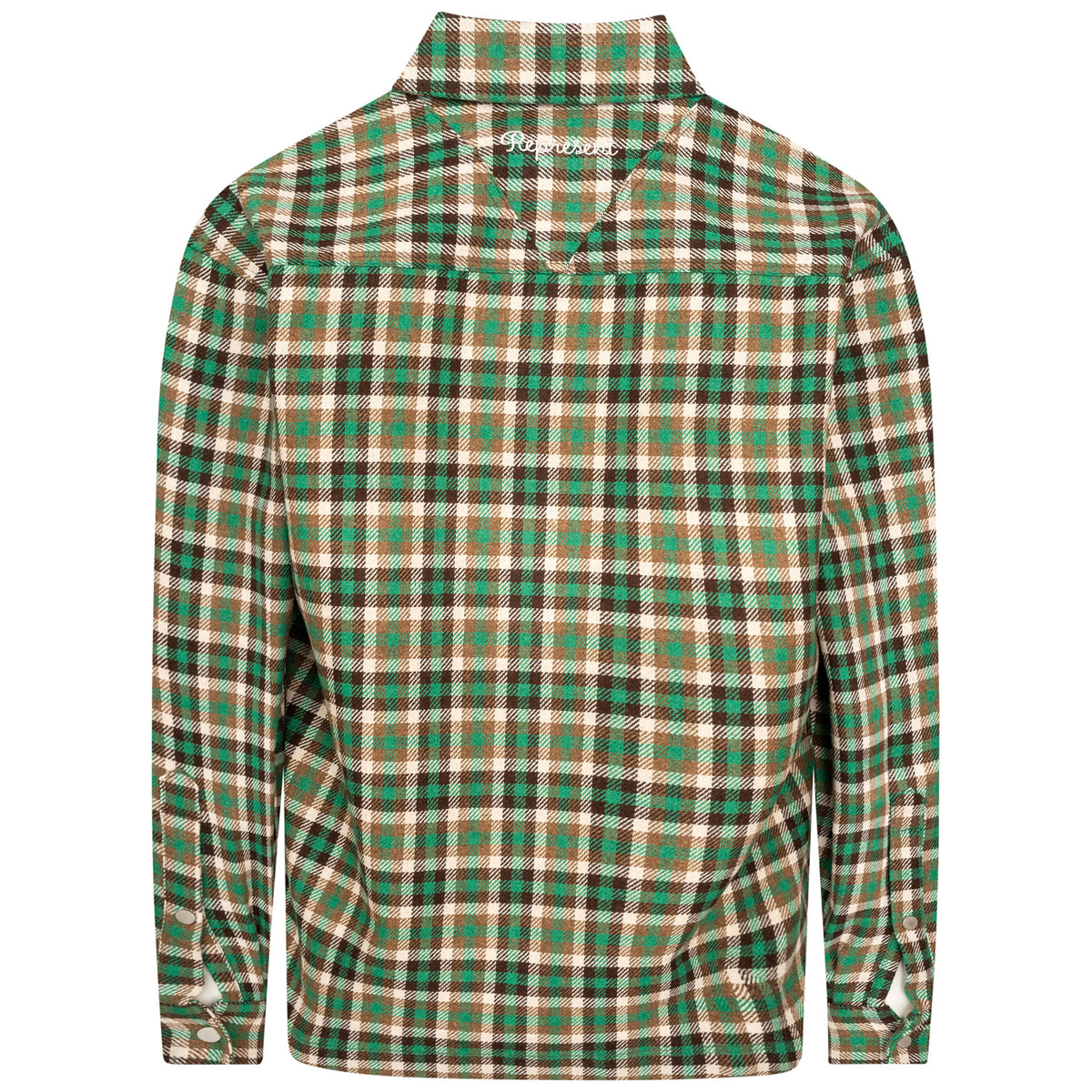Load image into Gallery viewer, REPRESENT Racing Green Flannel Shirt
