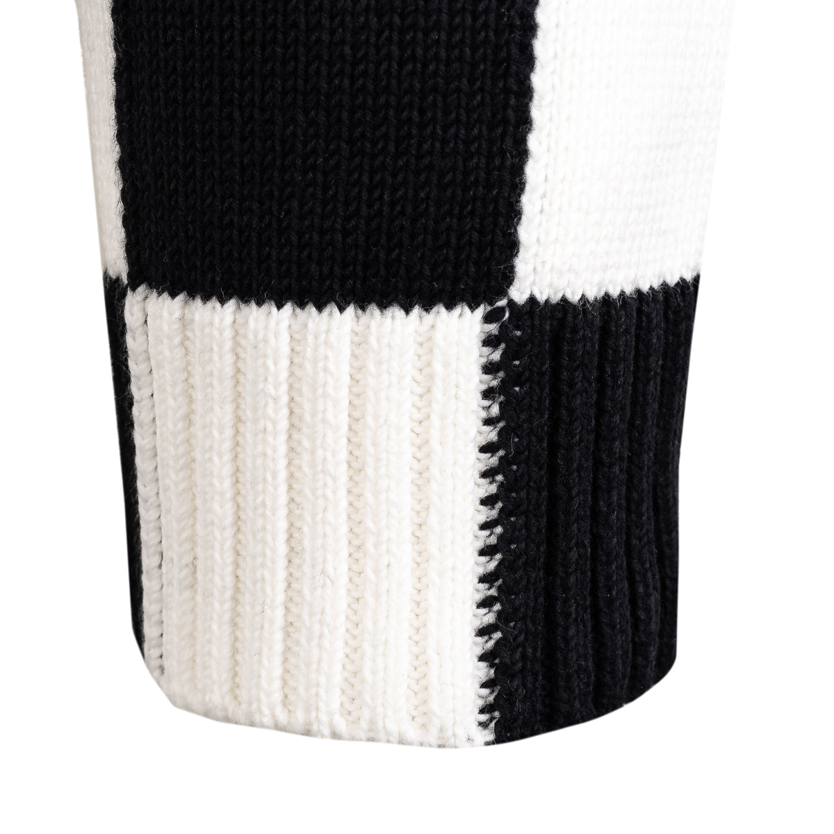 Load image into Gallery viewer, Kenzo Black-White Checker Crew Knit
