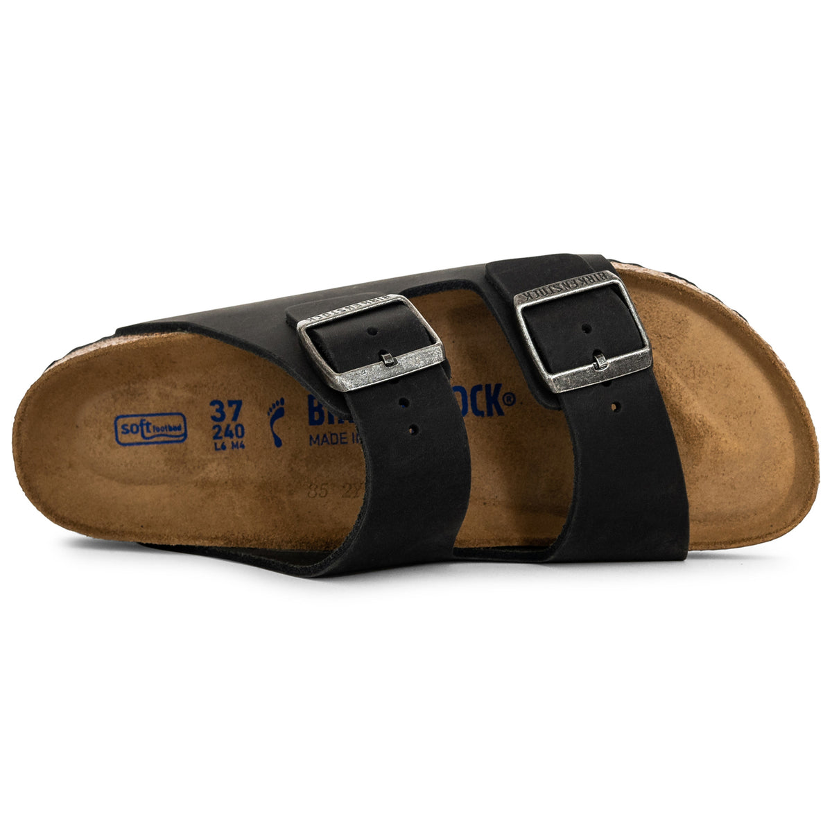 Load image into Gallery viewer, BIRKENSTOCK Black Arizona Oiled Leather

