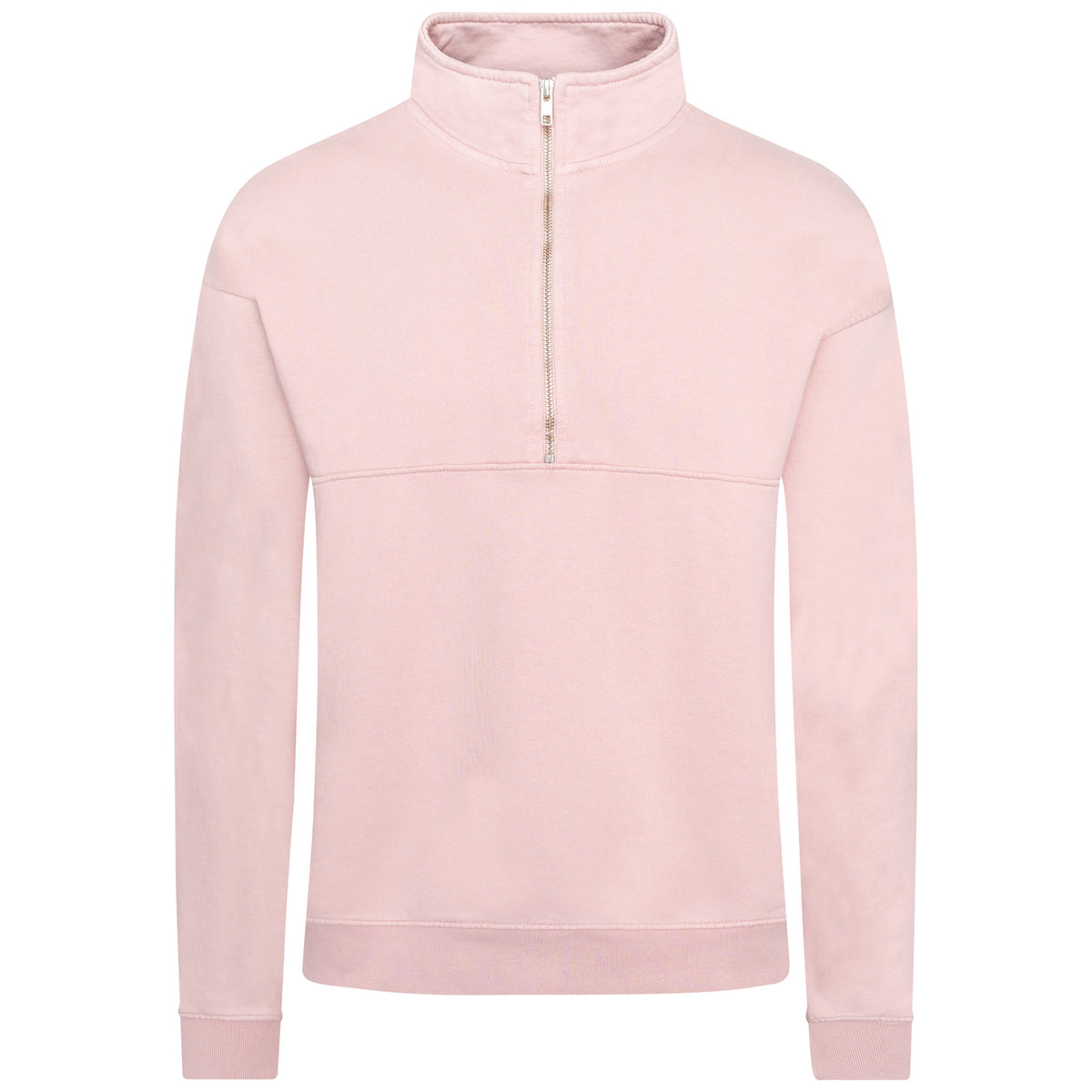Load image into Gallery viewer, Colorful Standard Faded Pink Organic Quarter Zip Sweat
