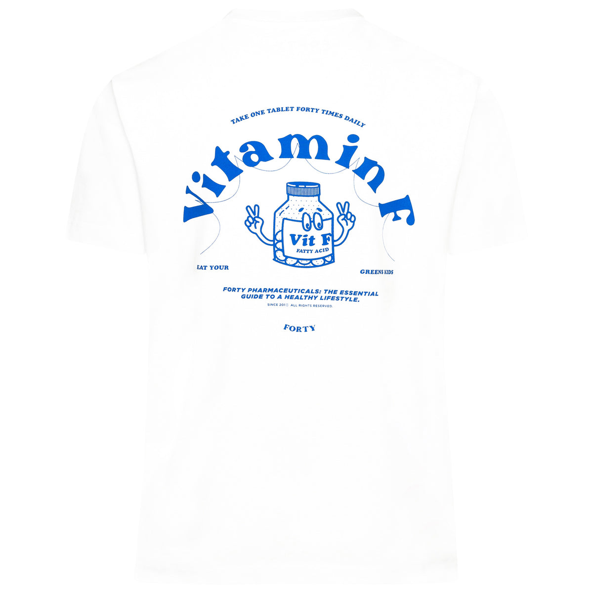 Load image into Gallery viewer, FORTY White Vitamin F Tee
