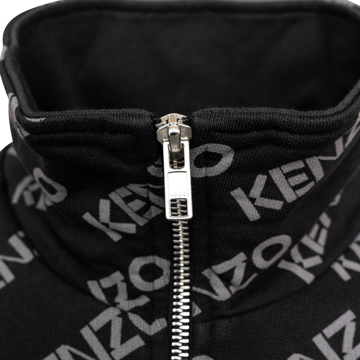 Load image into Gallery viewer, KENZO Black Monogram Logo Zipper
