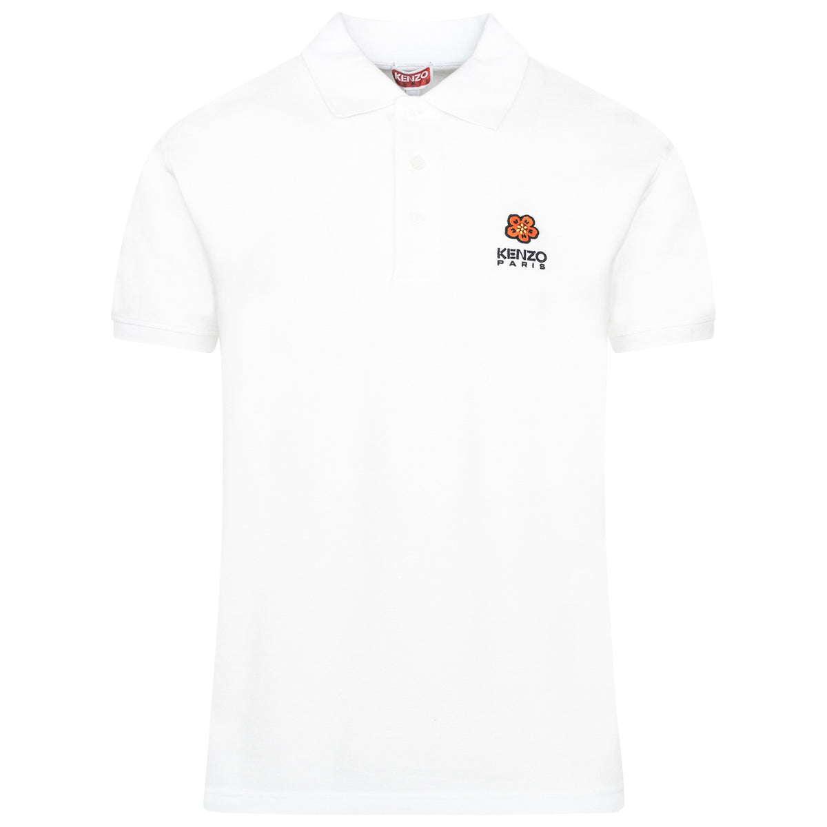 Load image into Gallery viewer, KENZO White Boke Flower Crest Polo
