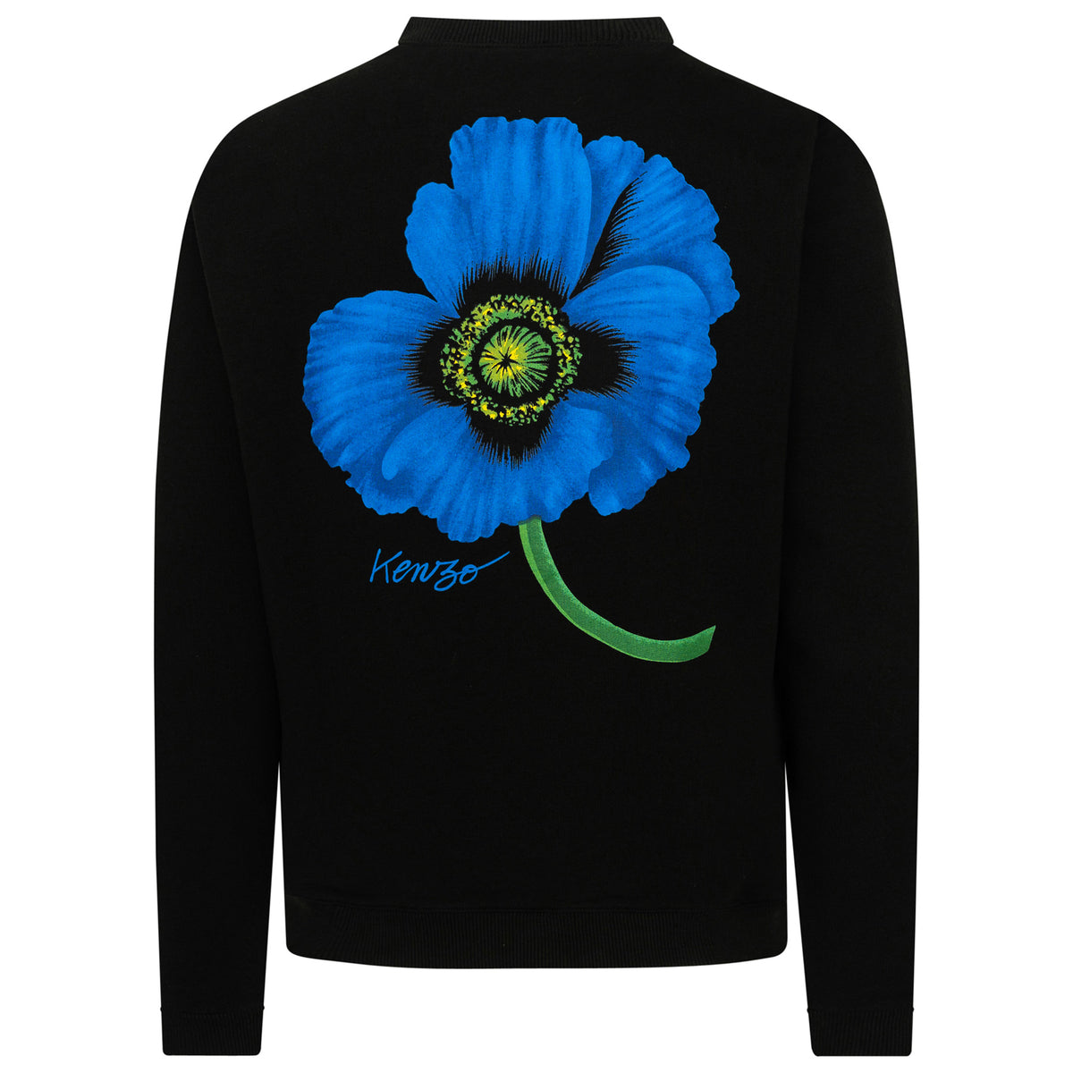 Load image into Gallery viewer, KENZO Black Kenzo Poppy Graphic Sweat
