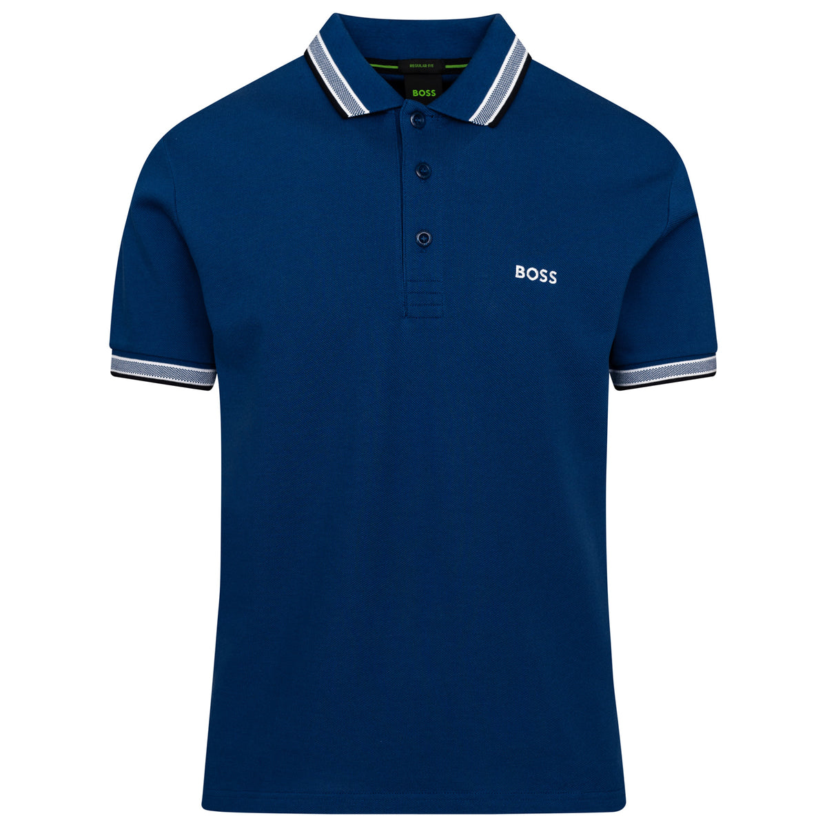 Load image into Gallery viewer, BOSS Blue Paddy Logo Polo
