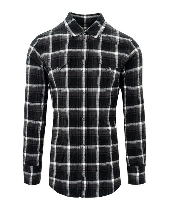 Dsquared2 Black Check Classic Western Shirt