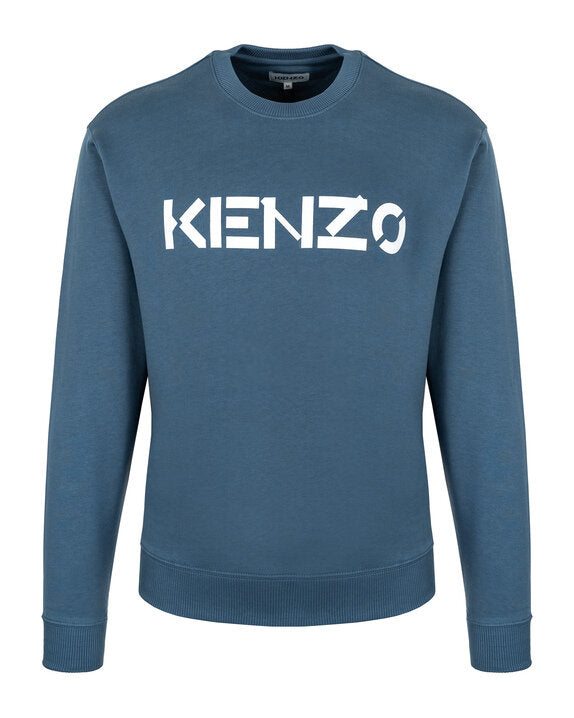 Blue Classic Kenzo Logo Sweat