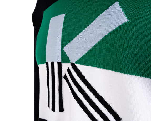 Load image into Gallery viewer, Kenzo Black K Logo Knit Crew
