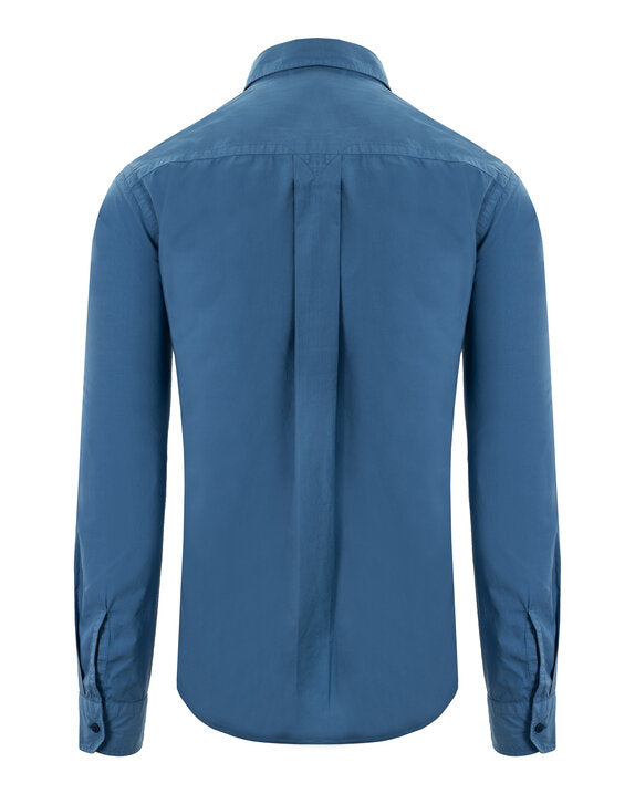 Load image into Gallery viewer, Kenzo Blue Tiger Crest Poplin Shirt
