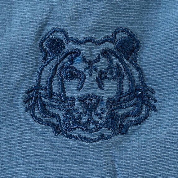 Load image into Gallery viewer, Kenzo Blue Tiger Crest Poplin Shirt
