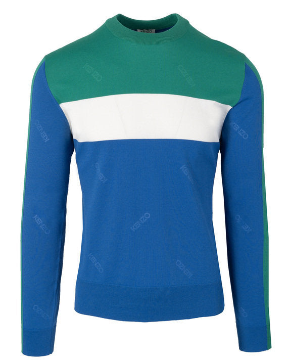 Load image into Gallery viewer, Kenzo Green Embossed Technical Knit Crew
