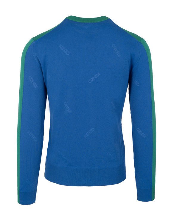 Load image into Gallery viewer, Kenzo Green Embossed Technical Knit Crew
