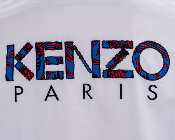 Load image into Gallery viewer, Kenzo White Back Kenzo Logo Shirt
